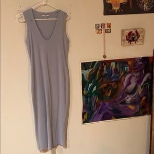 Asilio Blue Midi Bodycon Dress